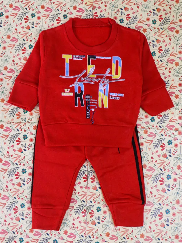 1.5Yr - 4Yrs TED Red Suit For Kids SG BS89