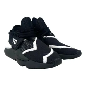 adidasxYohji Yamamoto(Y-3)/Low-Sneakers/US 9.5/Cotton/BLK/