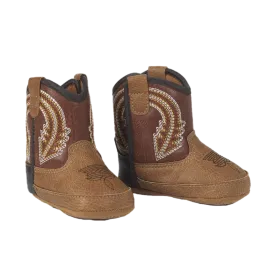 Ariat Infant Boy's Lil Stompers Evan Brown Western Boots A442002602