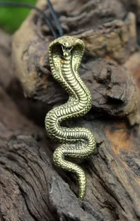 Brass Snake Pendant