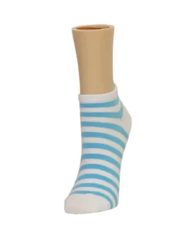 Classic Stripe Soft-Fit Cotton-Rich Low Cut Happy Sock