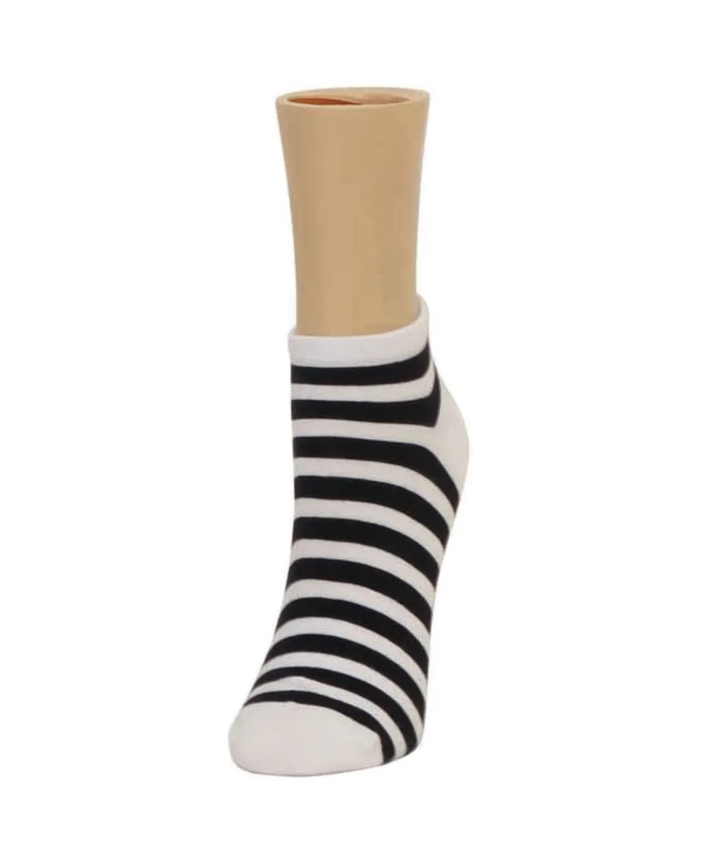 Classic Stripe Soft-Fit Cotton-Rich Low Cut Happy Sock