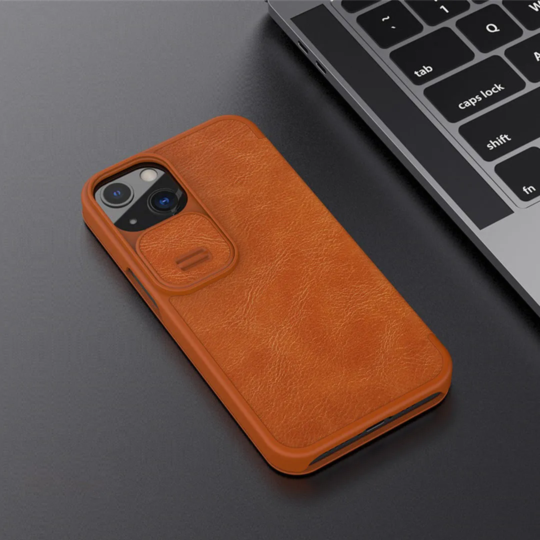 iPhone 13 Series Camera Protection Leather Flip Case