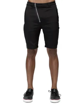 Men's Asymmetrical Zipper Fly Shorts