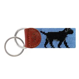 Smathers and Branson Black Lab Walking Key Fob