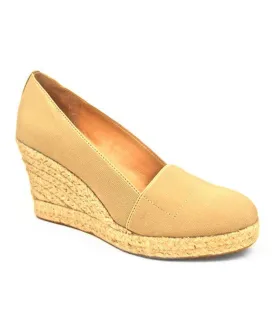 Womens's J.LITVACK Tobago •Natural Elastic• Raffia Wedge